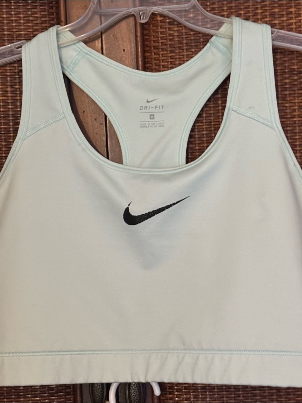 SET OF 2 | 2XL Nike Women’s White Dri-FIT Sports Bra - Supportive Racerback - Picture 6 of 9